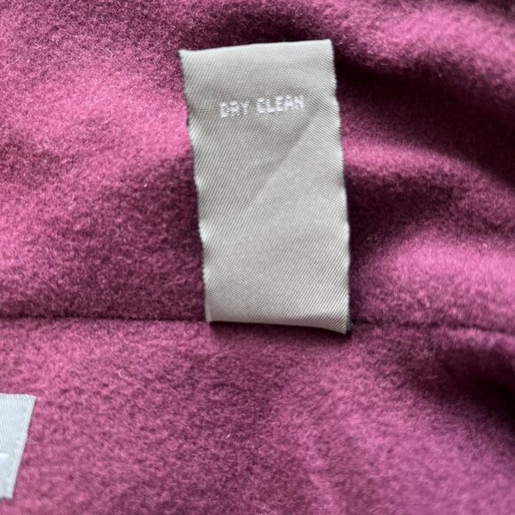Vintage Cashmere Wool Longline Blazer Two Button Vintage Woolmark Blend Size 6 - Picture 15 of 16